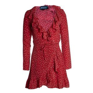 Realisation, star wrapped ruffle dress